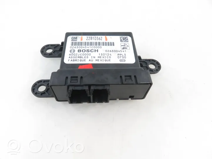 Opel Astra J Parking PDC control unit/module 