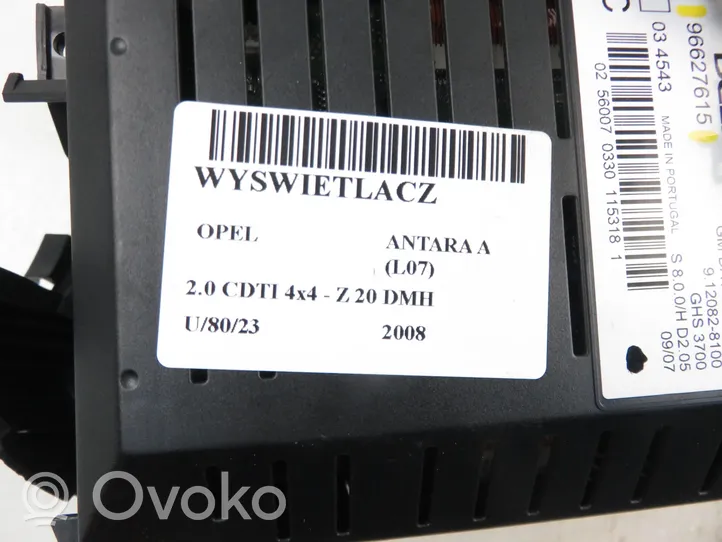 Opel Antara Monitor / wyświetlacz / ekran 