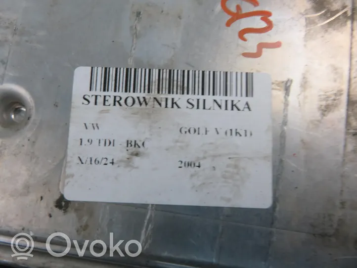 Volkswagen Golf V Sterownik / Moduł ECU 0281011478