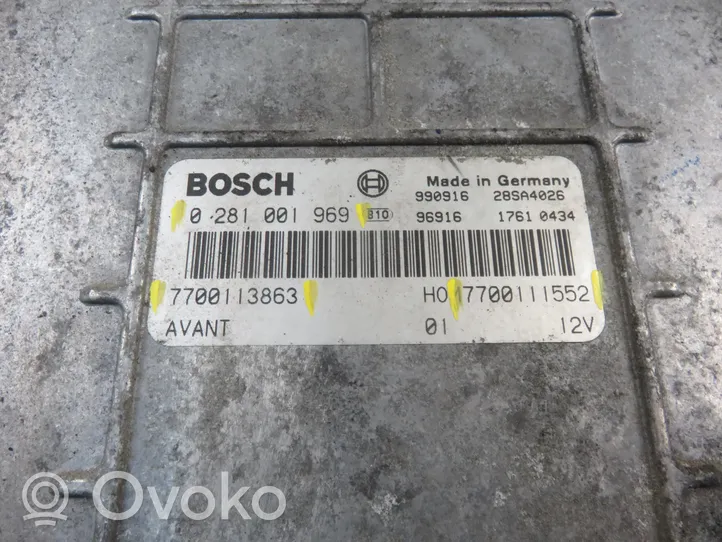 Renault Megane I Sterownik / Moduł ECU 7700111552