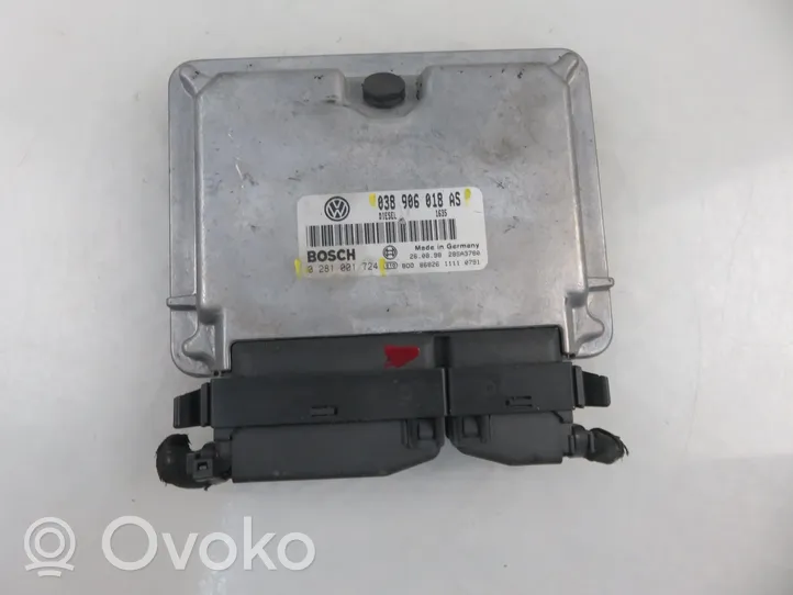 Volkswagen PASSAT B5 Calculateur moteur ECU 0281001724