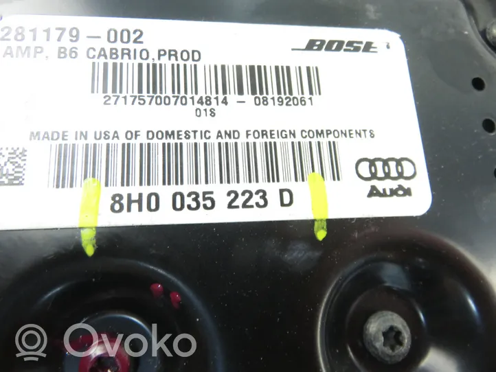 Audi A4 S4 B7 8E 8H Amplificatore 