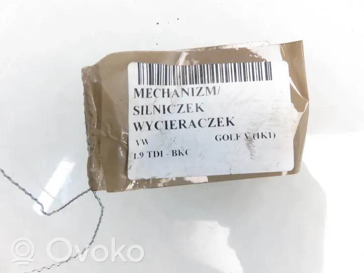 Volkswagen Golf V Mechanizm wycieraczek szyby przedniej / czołowej 1K1955119B