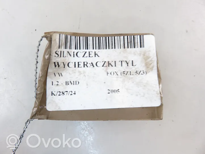 Volkswagen Fox Aizmugurējā loga tīrītāja motoriņš F006B20059