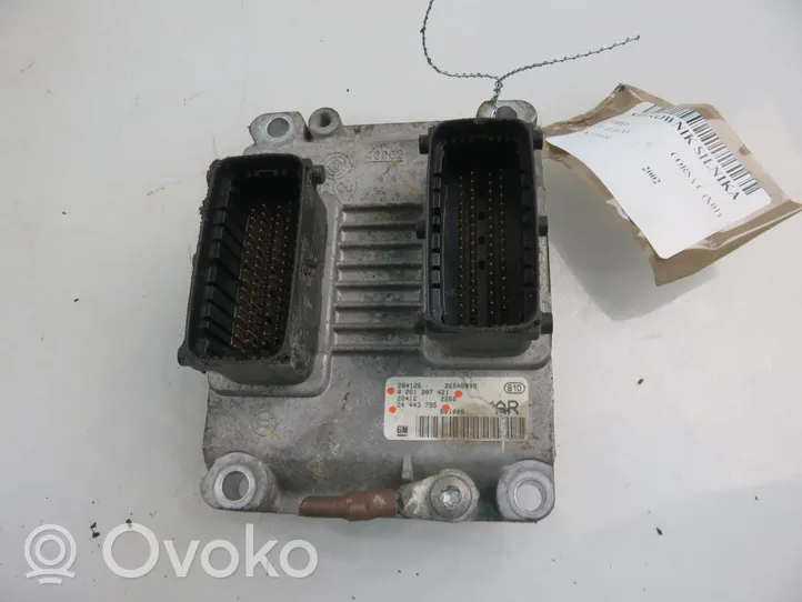 Opel Corsa C Sterownik / Moduł ECU 24443795