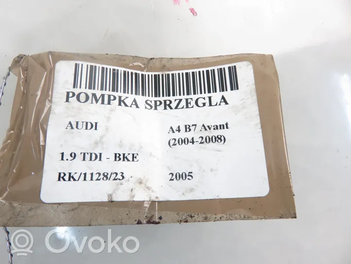 Audi A4 S4 B7 8E 8H Pagrindinis sankabos cilindriukas 