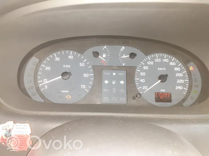 Renault Scenic I Speedometer (instrument cluster) 