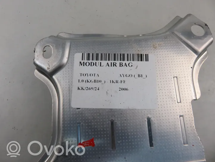 Toyota Aygo AB10 Module de contrôle airbag 