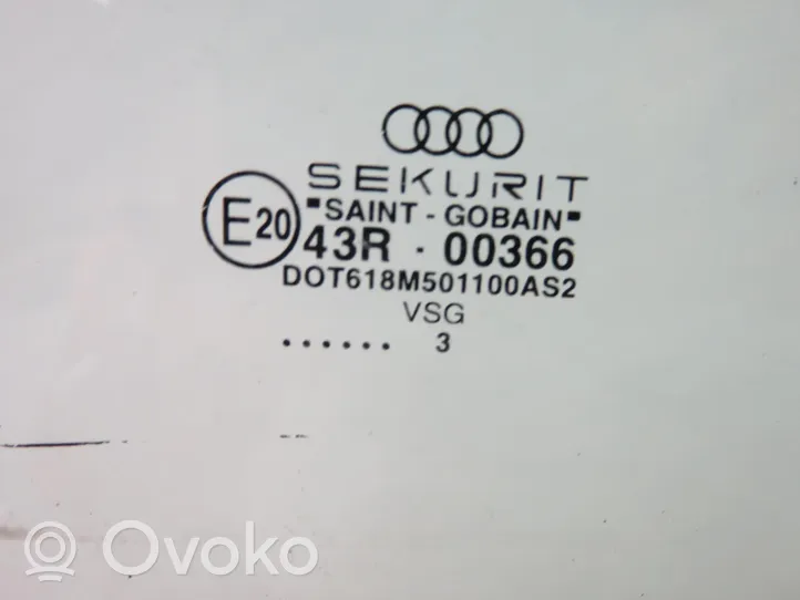 Audi A8 S8 D3 4E Etuoven ikkunalasi, neliovinen malli 