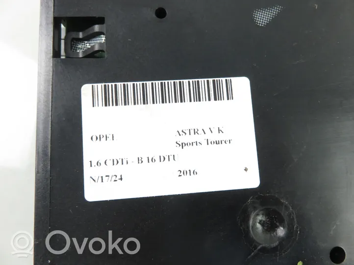 Opel Astra K Other control units/modules 