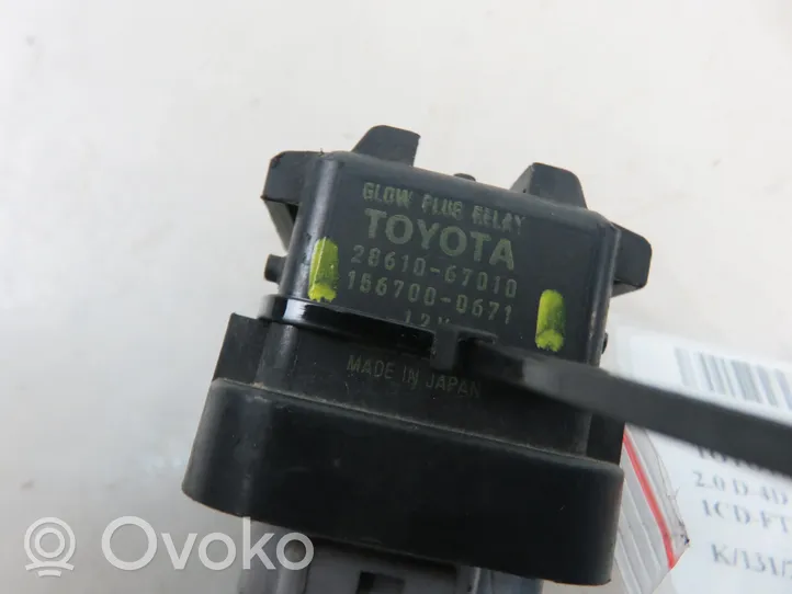 Toyota RAV 4 (XA20) Hehkutulpan esikuumennuksen rele 1567000671