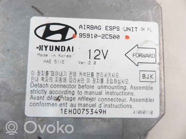 Hyundai Coupe Oro pagalvių valdymo blokas 