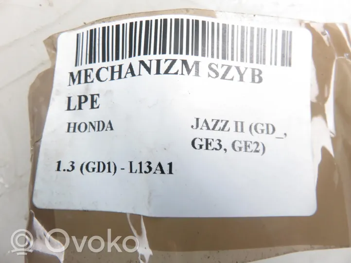 Honda Jazz Mécanisme de lève-vitre avec moteur 