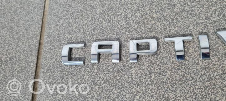 Chevrolet Captiva Logo, emblème de fabricant 