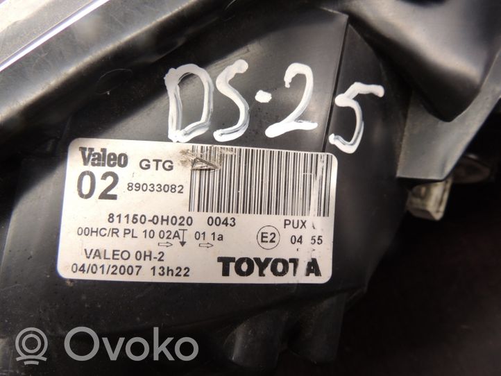 Toyota Aygo AB10 Lampa przednia 89033082