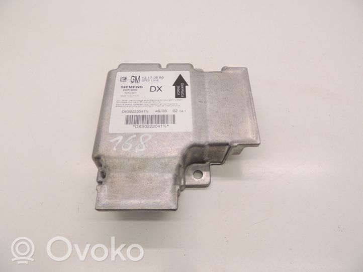 Opel Signum Oro pagalvių valdymo blokas 13170589