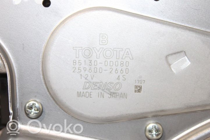 Toyota Yaris Двигатель стеклоочистителя заднего стекла 851300D080