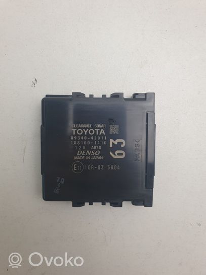 Toyota RAV 4 (XA40) Centralina/modulo sensori di parcheggio PDC 8934042011