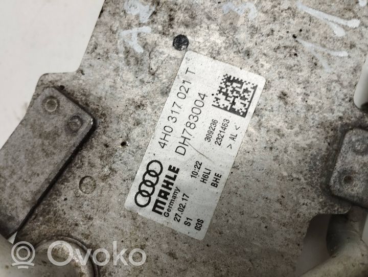 Audi A8 S8 D4 4H Refrigerador de aceite de la caja de cambios 4H0317021T