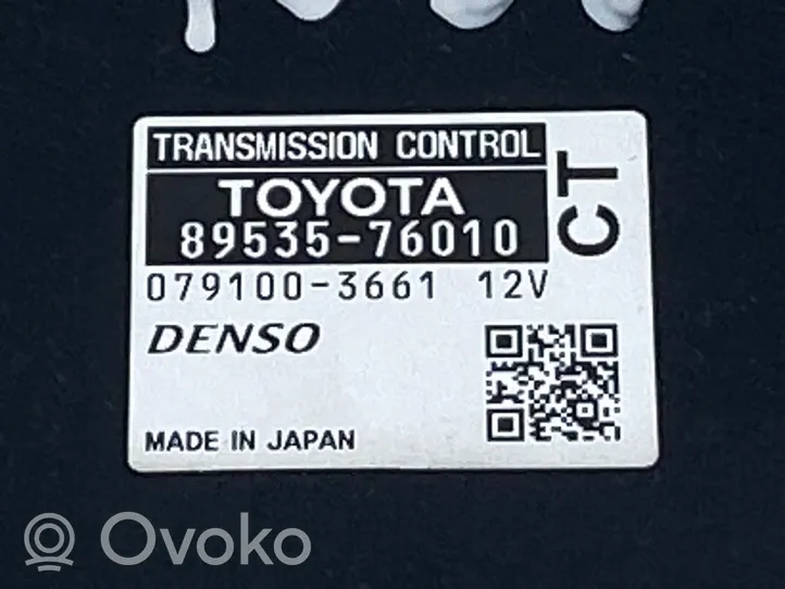 Toyota Prius+ (ZVW40) Modulo comfort/convenienza 8953576010