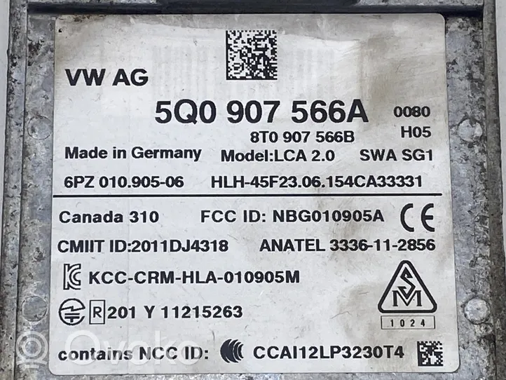 Audi A3 S3 8V Moduł / Czujnik martwego pola 8T0907566B
