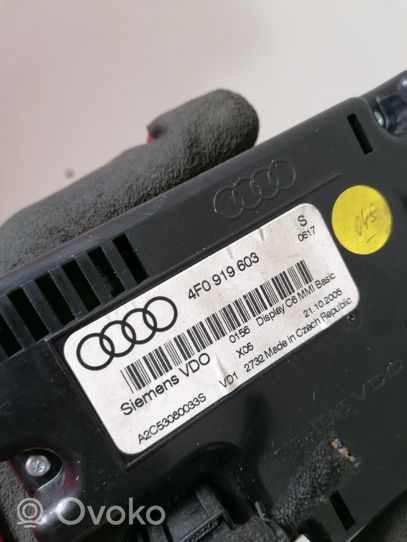 Audi A6 Allroad C6 Écran / affichage / petit écran 4F0919603