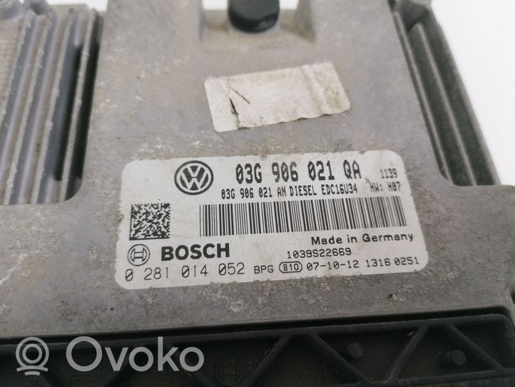 Volkswagen Golf Plus Sterownik / Moduł ECU 03G906021QA