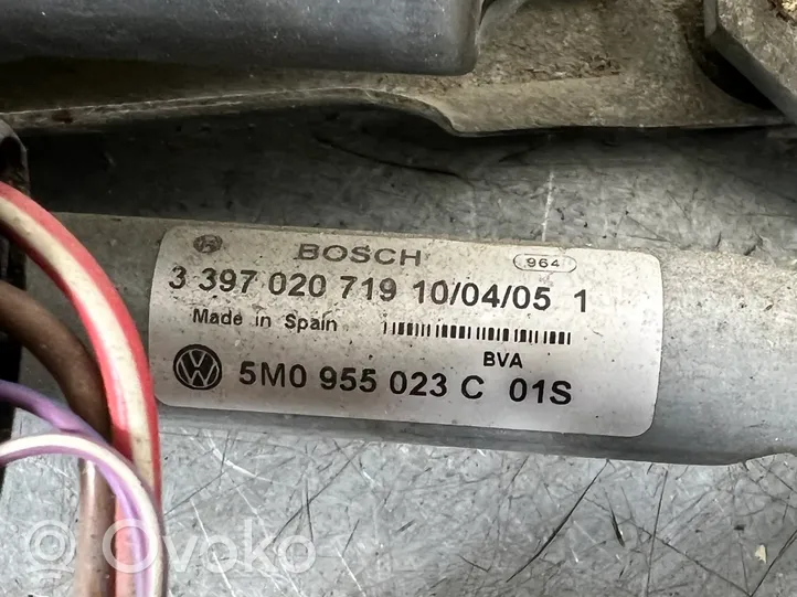 Volkswagen Golf Plus Mechanizm wycieraczek szyby przedniej / czołowej 5M0955023C