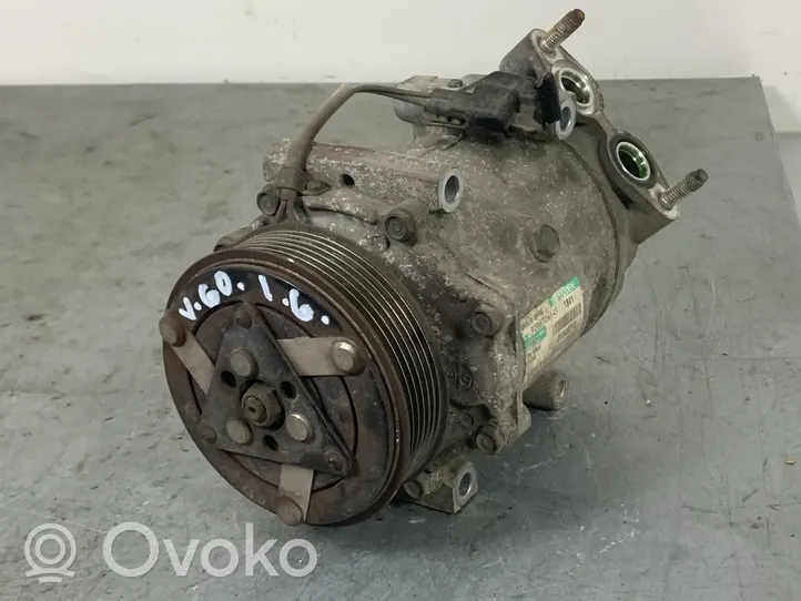 Volvo V60 Kompresor / Sprężarka klimatyzacji A/C 9296706145