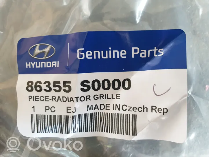 Hyundai i30 Griglia superiore del radiatore paraurti anteriore 86355S0000