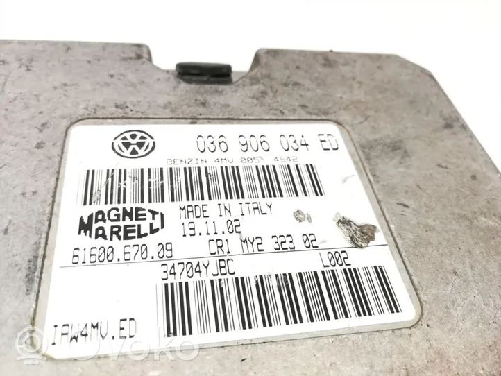 Volkswagen Lupo Sterownik / Moduł ECU 036906034ED