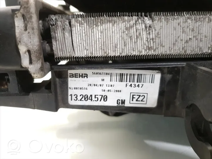 Opel Tigra B Ventilatoru komplekts 13204570