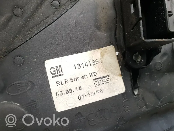 Opel Astra H Elektryczne lusterko boczne drzwi przednich 13141994