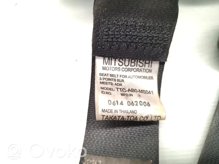 Mitsubishi L200 Cintura di sicurezza posteriore TTC-AB0-MS041