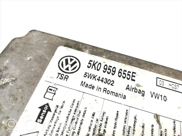 Volkswagen Golf Cross Sterownik / Moduł Airbag 5K0959655E