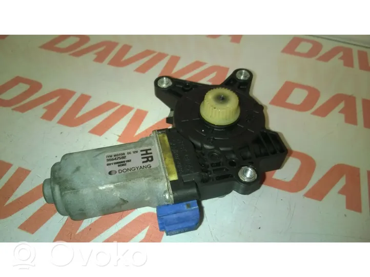 Chevrolet Epica Rear window lifting mechanism without motor 96647592