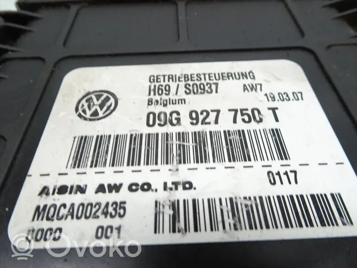 Volkswagen Golf V Sterownik / Moduł skrzyni biegów 09G927750T