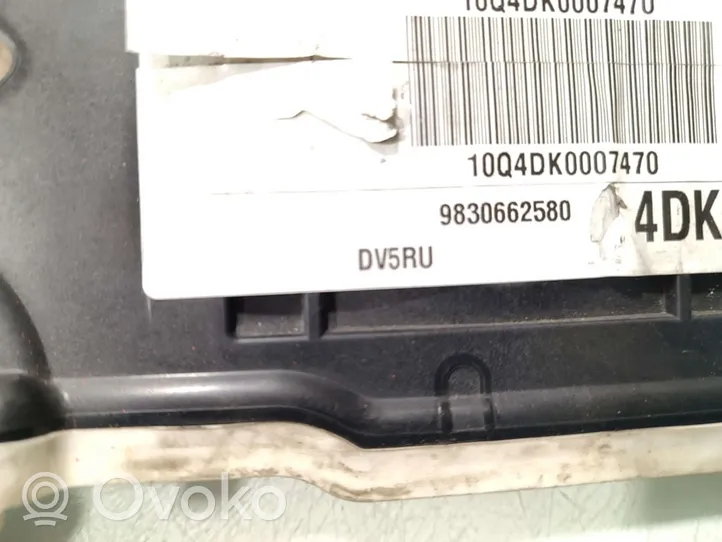 Opel Vivaro Cache carter courroie de distribution 9830662580