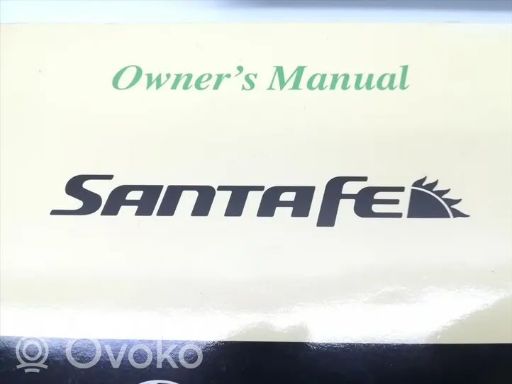 Hyundai Santa Fe Owners service history hand book 