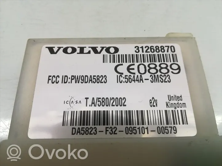 Volvo C30 Hälytyksen ohjainlaite/moduuli 31268870