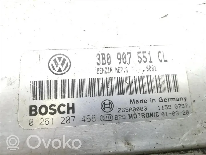 Volkswagen Passat Alltrack Moottorin ohjainlaite/moduuli 3B0907551CL