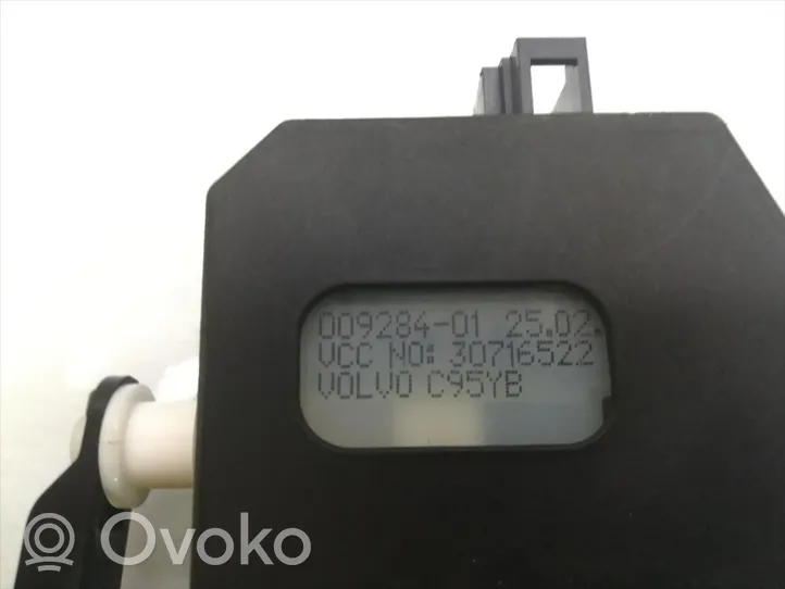 Volvo C30 Verrouillage du bouchon du réservoir de carburant 30716522