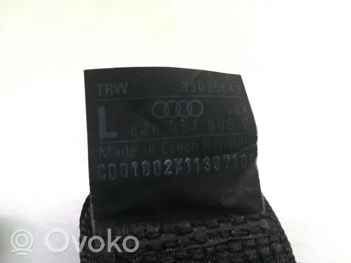 Audi A2 Takaistuimen turvavyö 8Z0857805D