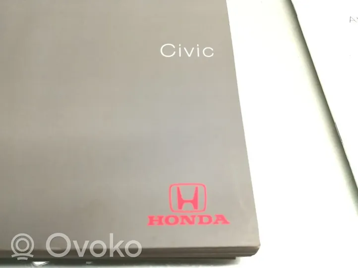 Honda Civic Libretto di servizio dei proprietari 