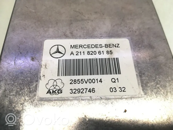 Mercedes-Benz E AMG W211 Unité de commande, module téléphone A2118206185