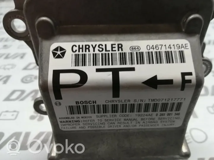 Chrysler PT Cruiser Airbag control unit/module 04671419AE