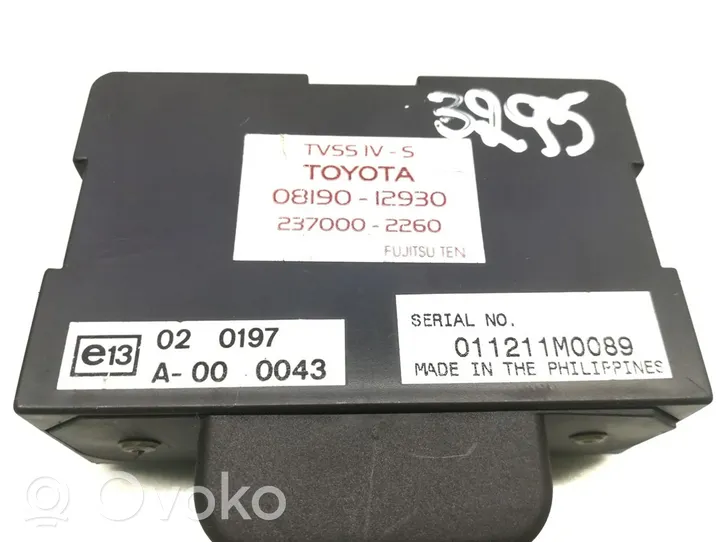Toyota Previa (XR30, XR40) II Sterownik / Moduł alarmu 08190-12930
