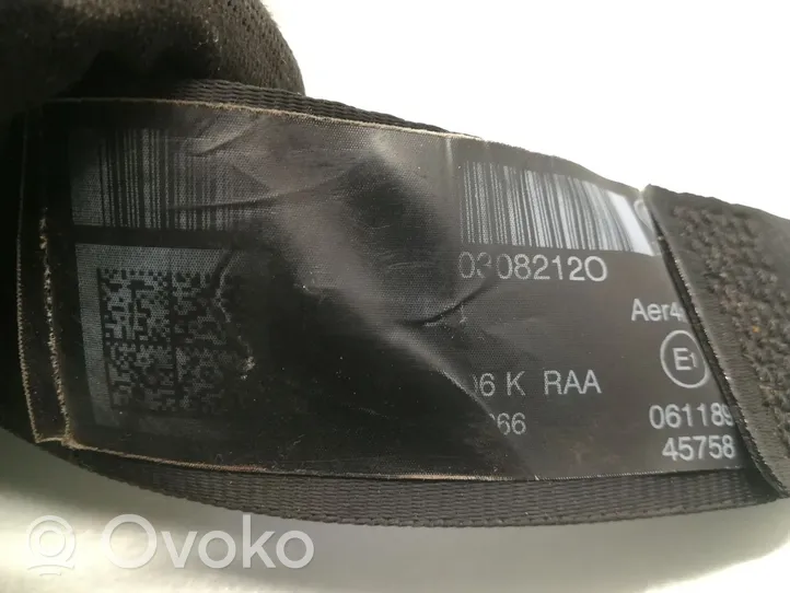 Volkswagen PASSAT B7 Pas bezpieczeństwa fotela tylnego 3C5857850