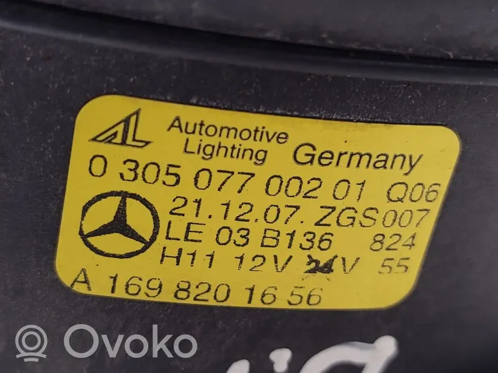 Mercedes-Benz CLC CL203 Światło przeciwmgłowe przednie A1698201656