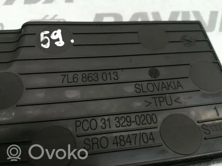 Volkswagen Touareg I Panel popielniczki przedniej tunelu środkowego 7L6863013